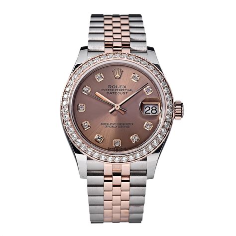 rolex oyster perpetual datejust rose gold and steel|Rolex lady Datejust 31 everose.